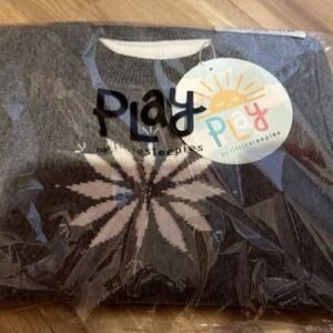 Little Sleepies Black and Cream Starburst Knit Top - Play by Little Sleepies